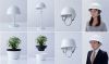 Transform pot or lamp into safety helmet in a emergency