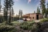 Faulkner Architects designed a new residence overlooking the Sierra Nevada mountains