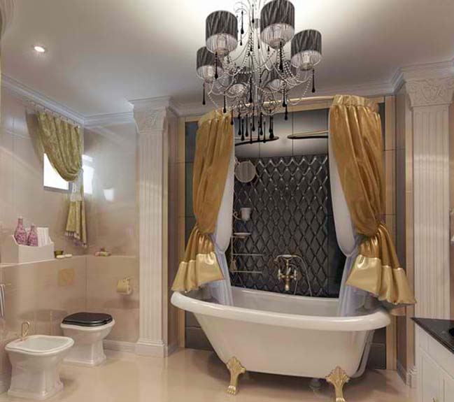 15 Bathroom Designs With Classic Bathtub, Classic Bathroom Designs