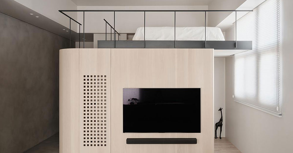 AODA Design redefines a 38sqm apartment that balances functionality and ...
